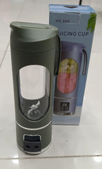Portable USB Rechargeable Blender & Juicer – Personal Wireless Mini Smoothie Maker with Stainless Steel Blades for Shakes & Juices