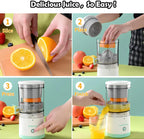 Portable USB Rechargeable Citrus Juicer – Automatic Wireless Orange Juicer Extractor