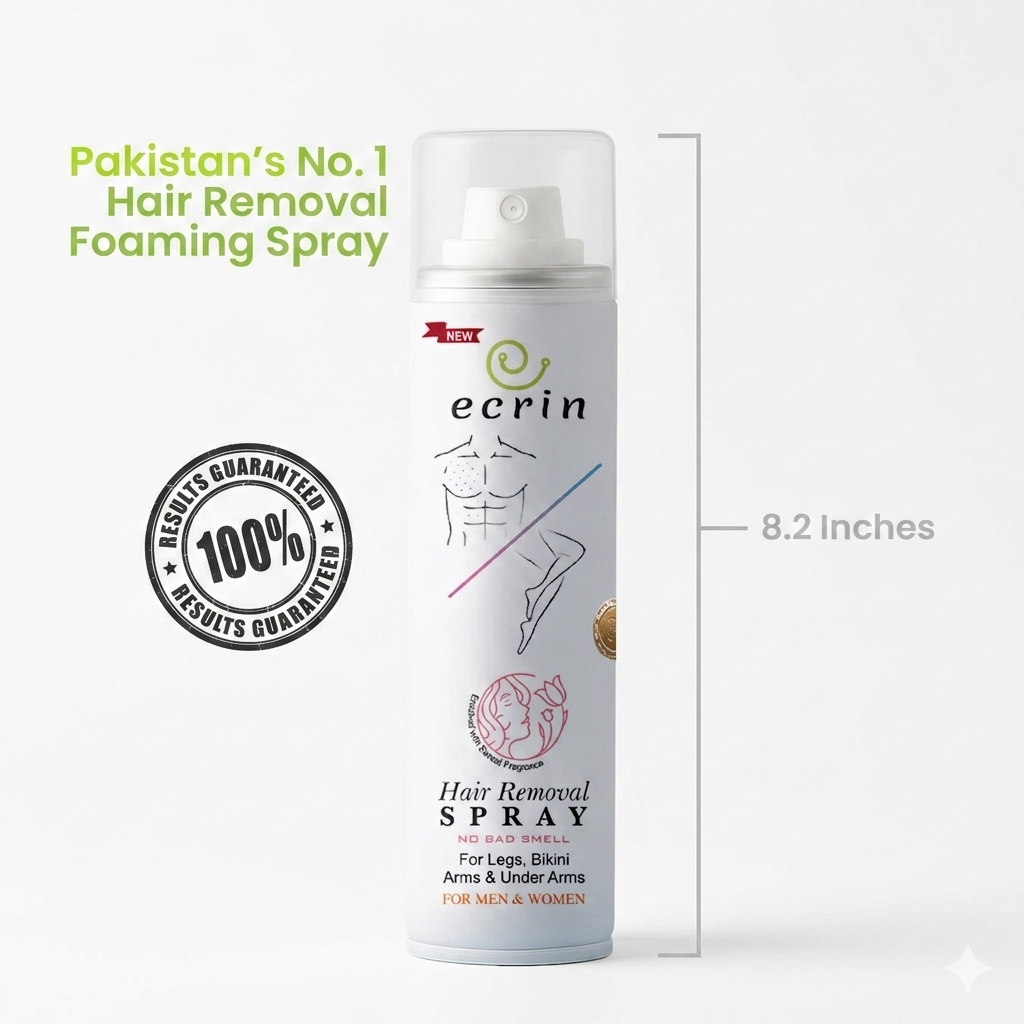 New Ecrin Hair Removal Foaming Spray - Advance Formula with Refreshing Fragrance (200ml)